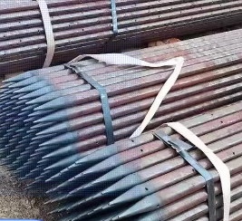 扬州超前小导管预埋钢管出尖打孔焊倒刺无缝焊管厂